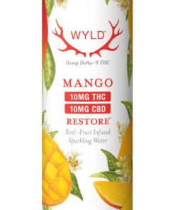 a can of Mango THC:CBD Sparkling Water