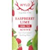 a can of Raspberry Lime THC Sparkling Water