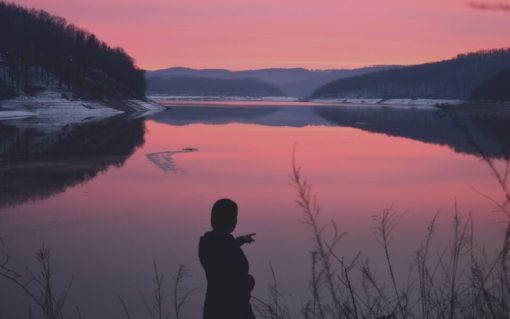 watching the sunset after having WYLD Grapefruit Gummies