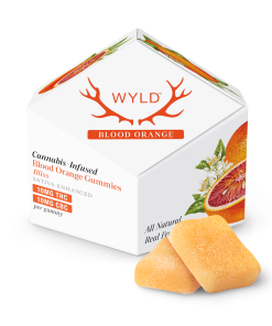 a box of WYLD Blood Orange Gummies