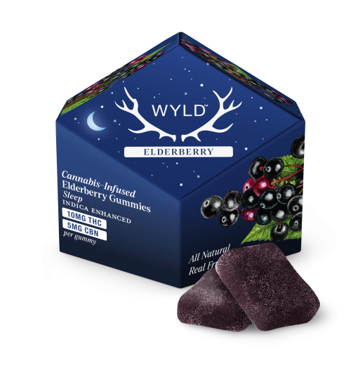 a box of WYLD Elderberry Gummies