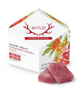 a box of WYLD Pomegranate Gummies