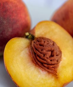 Fresh peach fruit for the production of WYLD Peach Gummies