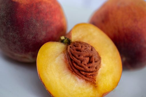 Fresh peach fruit for the production of WYLD Peach Gummies