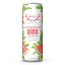 a can of Watermelon THC:CBG Sparkling Water