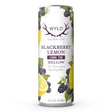 a can of Blackberry Lemon THC Sparkling Water