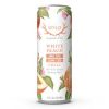 a can of Low-Dose White Peach CBD:THC Sparkling Water