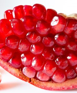 Fresh pomegranate fruits used in the production of WYLD Pomegranate Gummies